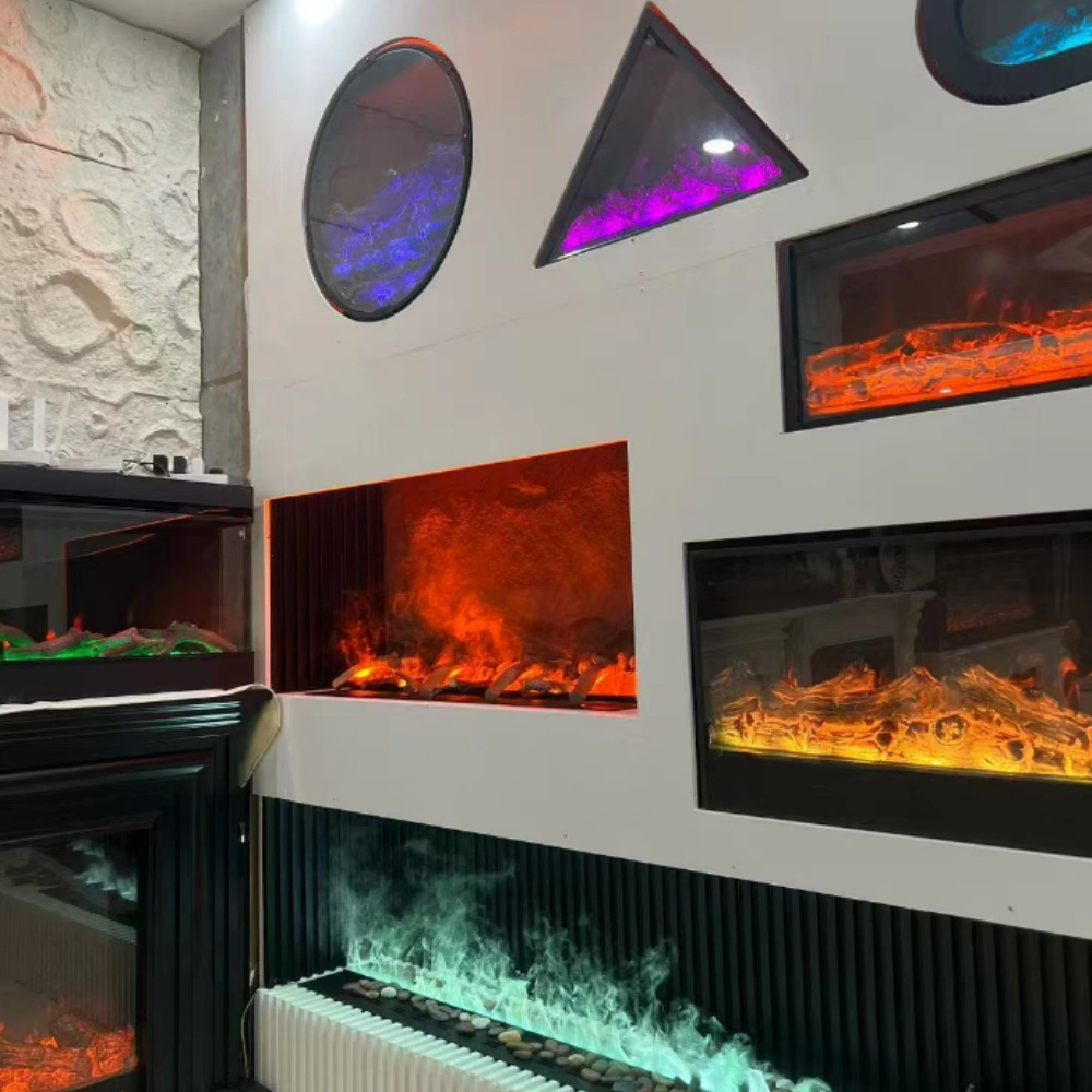 Flameora@Scene for Electric Fireplace Insert-Furniture Store