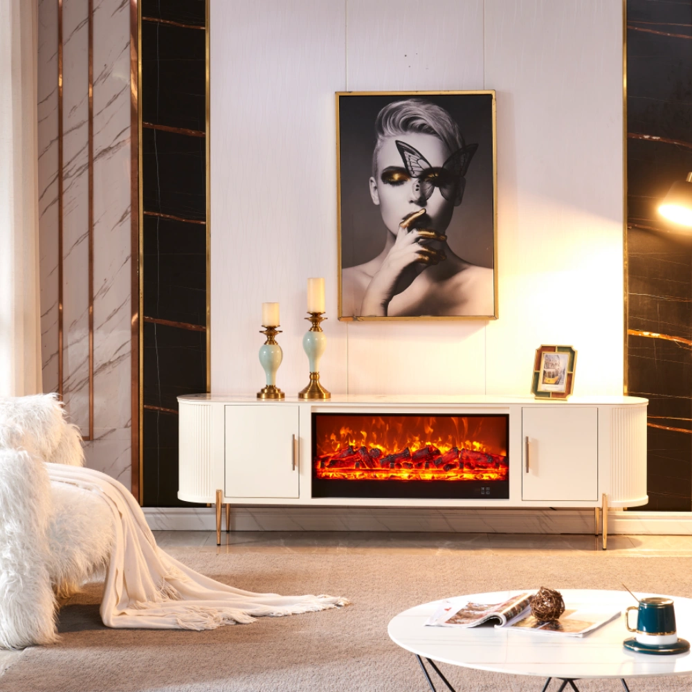 Flameora@Scene for TV Stand Fireplace-Hotels & Hospitality Chains